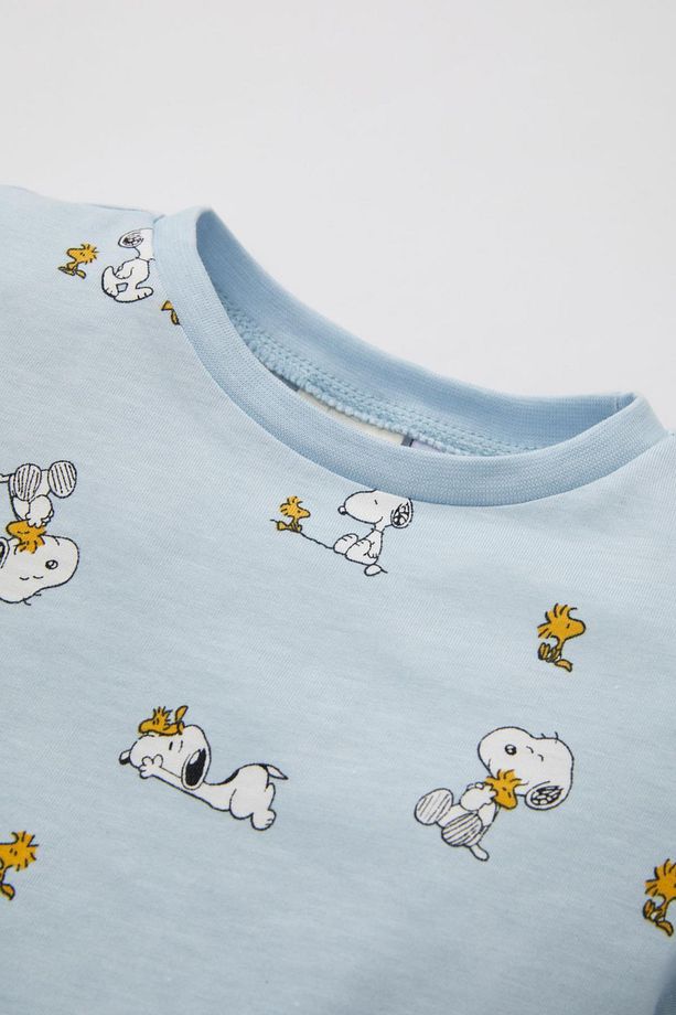 Erkek Bebek Snoopy Uzun Kollu Penye Pijama Takımı C0725a524sp - 3