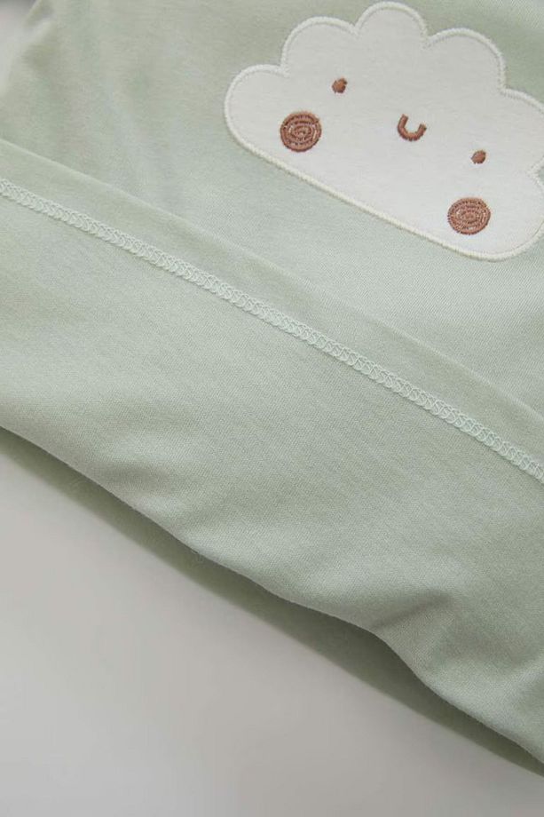 Kız Bebek Pijama Takımı Gökkuşağı Baskılı Uzun Kollu Üst Uzun Alt D1794a524au - 3