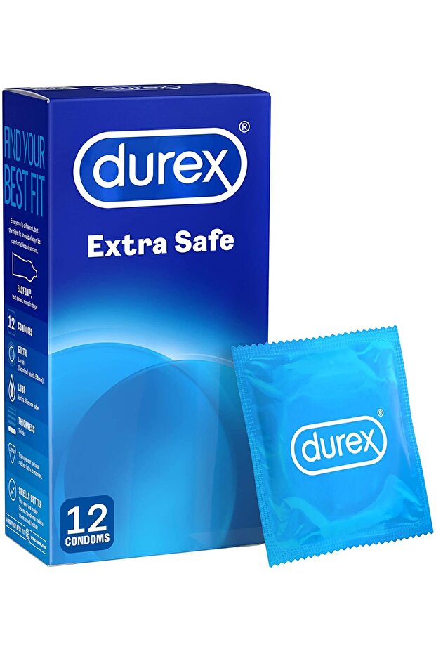 Original Extra Safe Condom, 12 Pieces