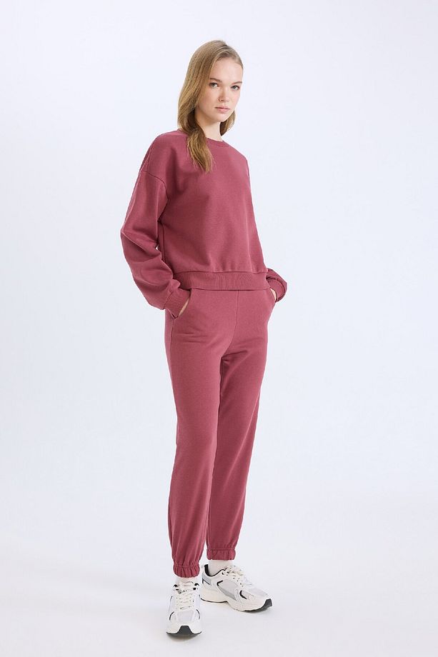 Regular Fit Normal Kalıp Basic İçi Kalın Polarlı Eşofman Takımı  D8022AXNS - 3