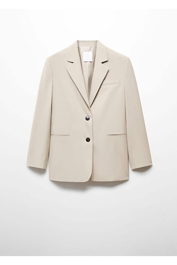 Düğmeli blazer ceket - 3