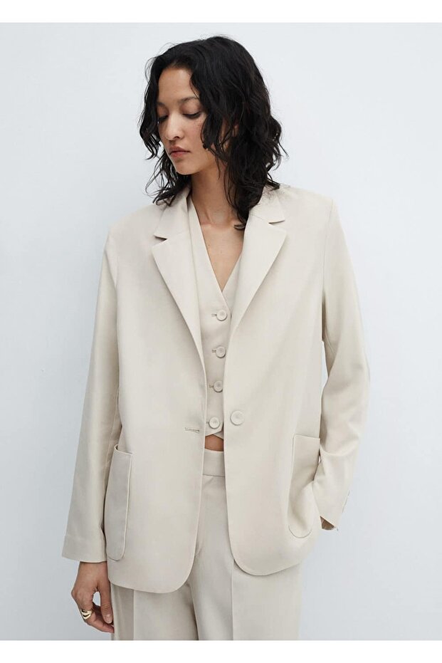 Cepli blazer ceket - 1