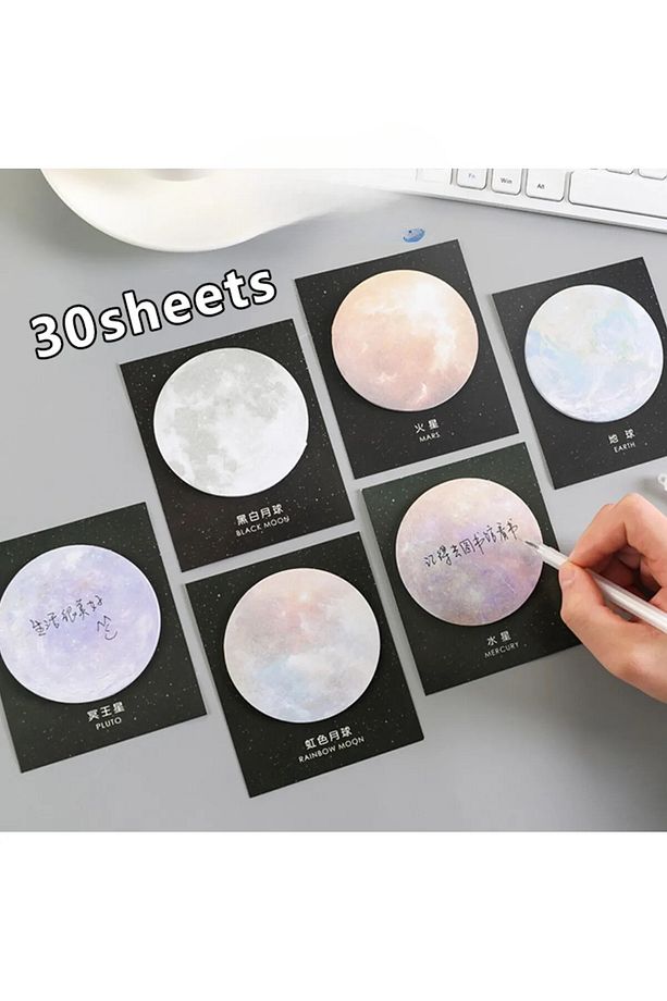 Gezegenler Postit Not Kağıdı 1 Adet 30 Yaprak - 6