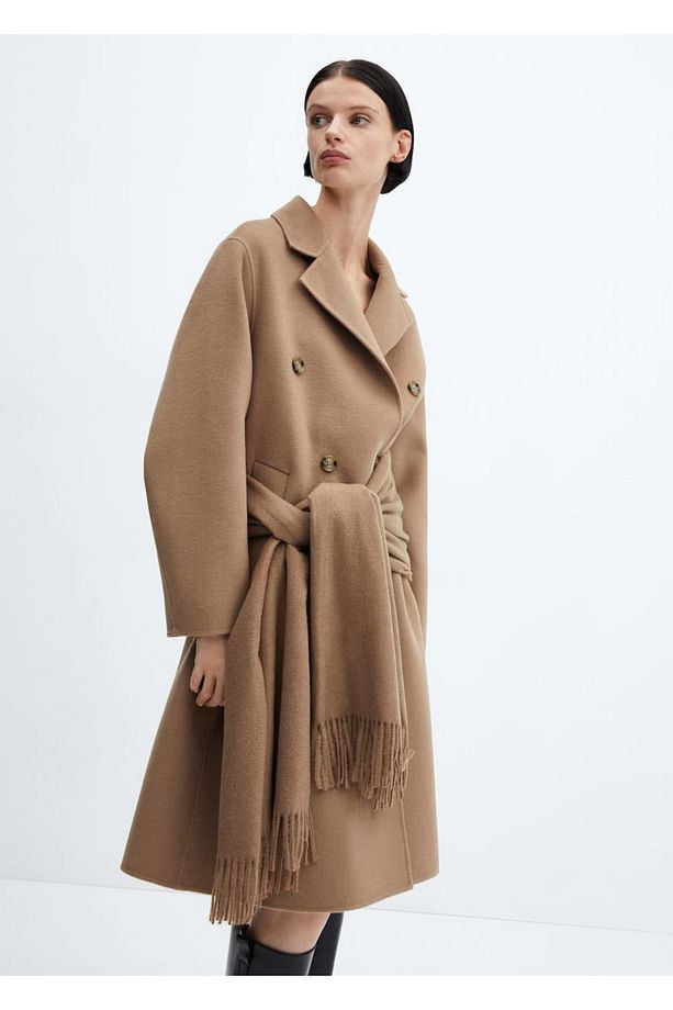 El yapımı oversize yün palto - 8