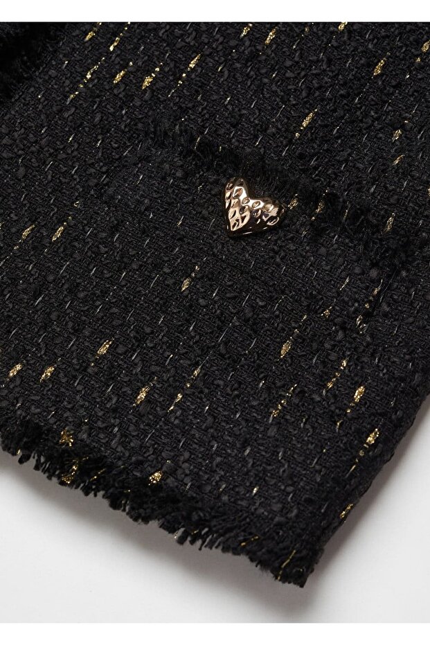 Sim Detaylı Tüvit Ceket - 5