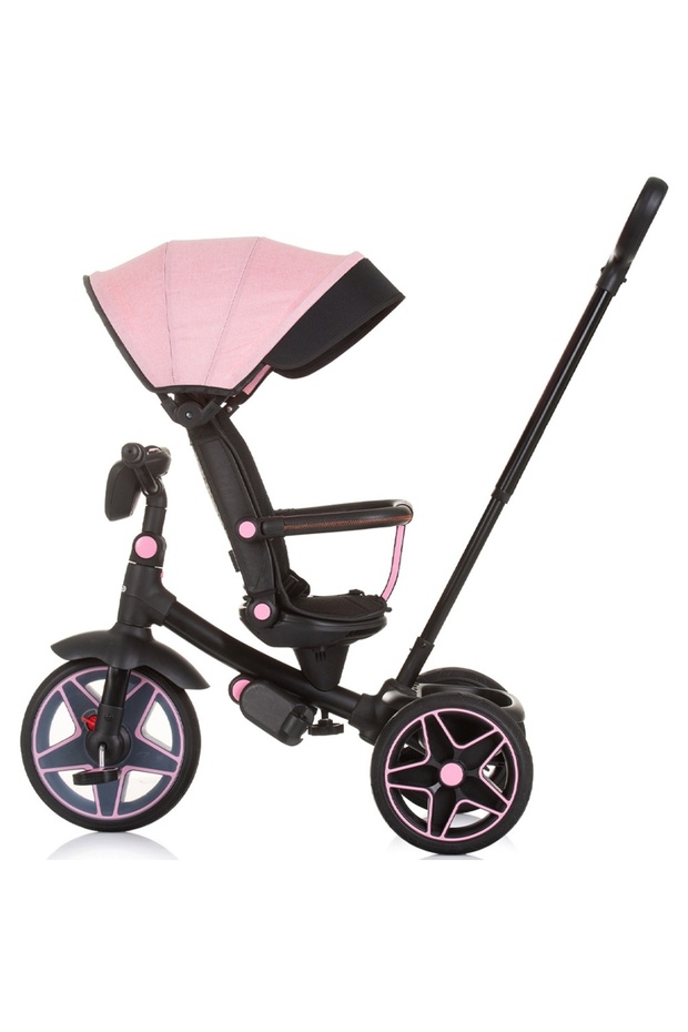 Tricycle with canopy and reversible seat Chipolino Derby flamingo - 5