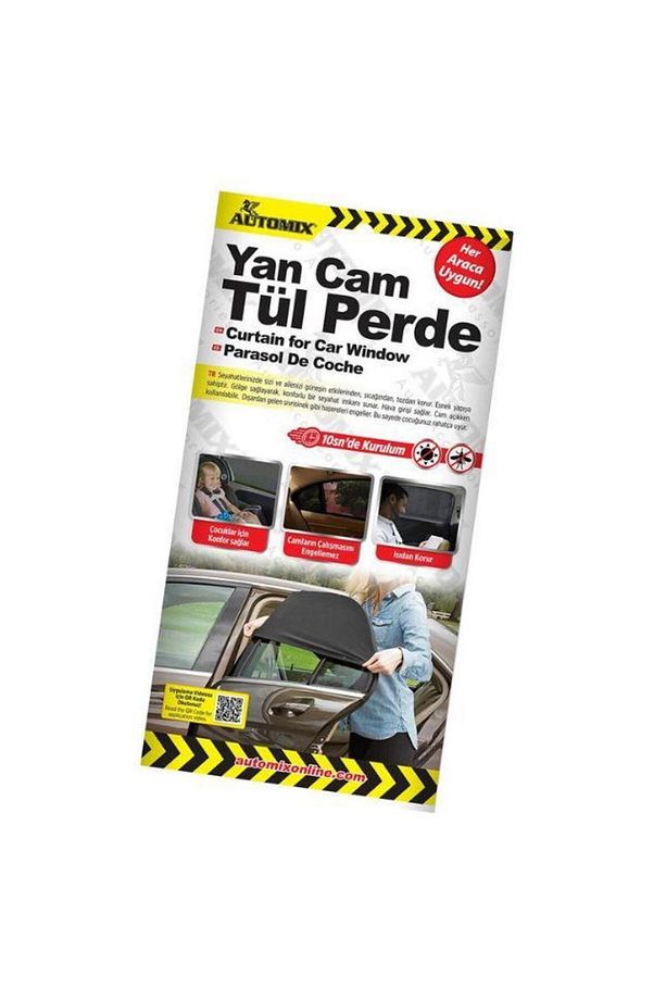 Geçme Yan Cam File Perde Universal 1 Adet - 1