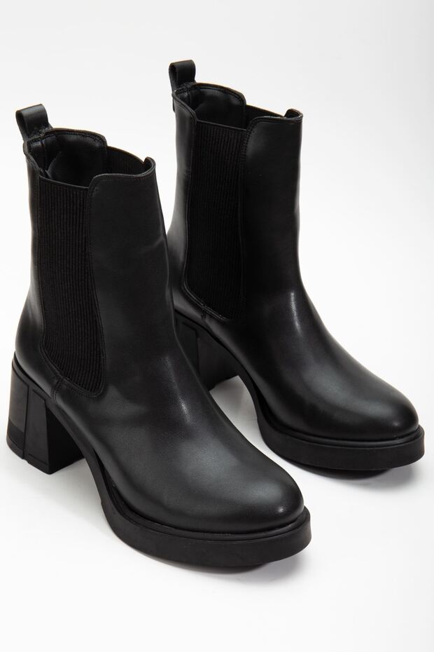 Roya Topuklu Bot  Siyah - 7