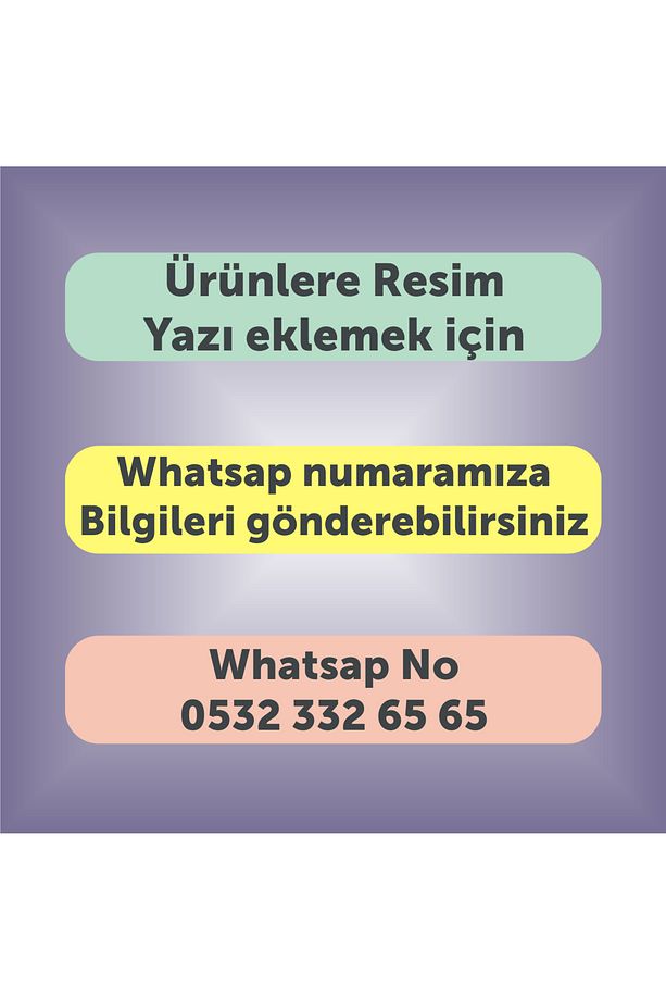 Kapı numarası çiçek desenli  10x10cm , Kişileştirilebilir üründür - 2