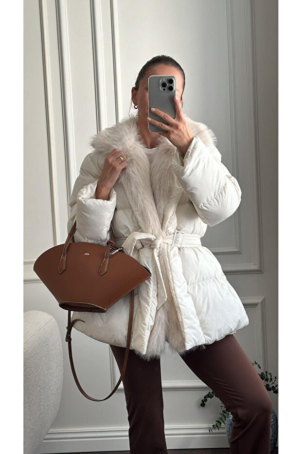 Şişme Kürklü Mont - 2