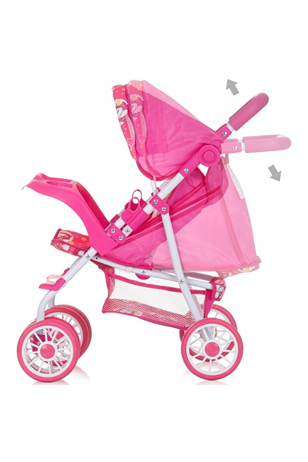 Chipolino Dolly unicorns doll stroller - 3
