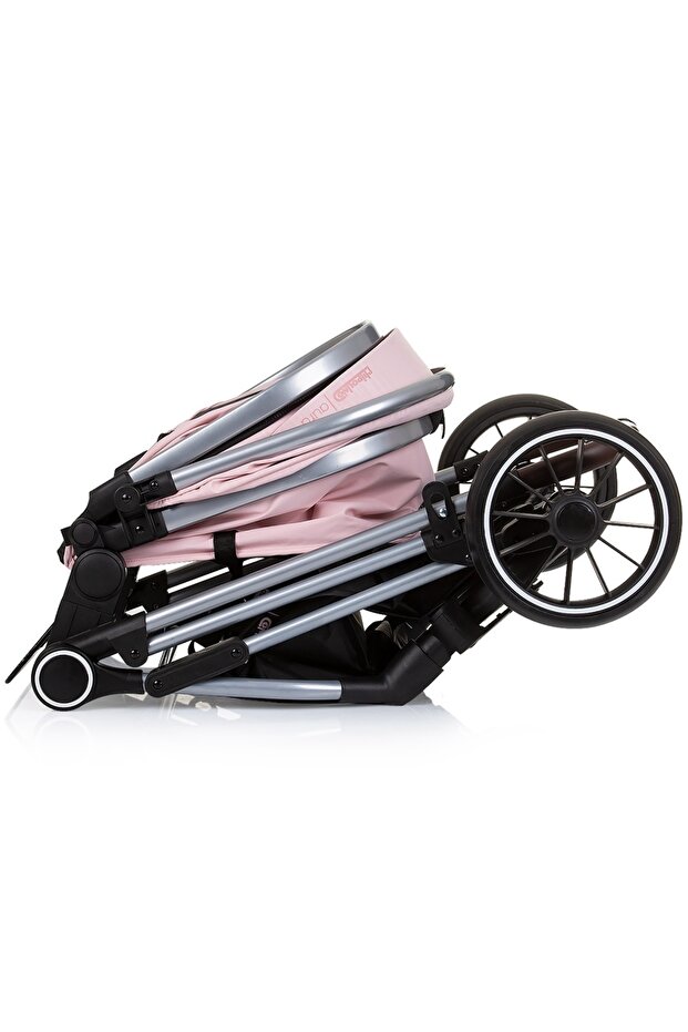 Chipolino Aura 2 in 1 flamingo stroller - 7