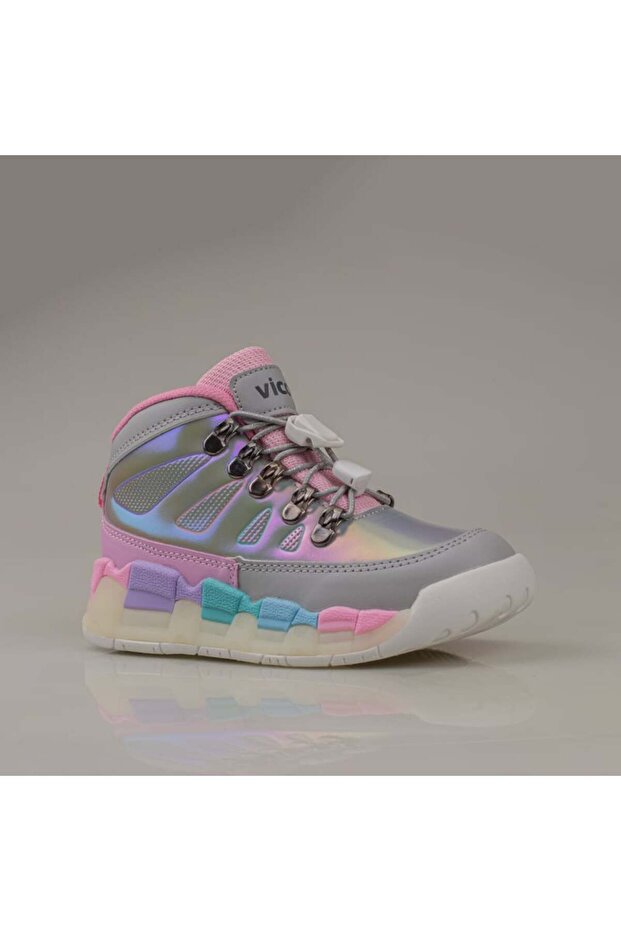 Gri Ellen Işıklı Unisex Bot - 2