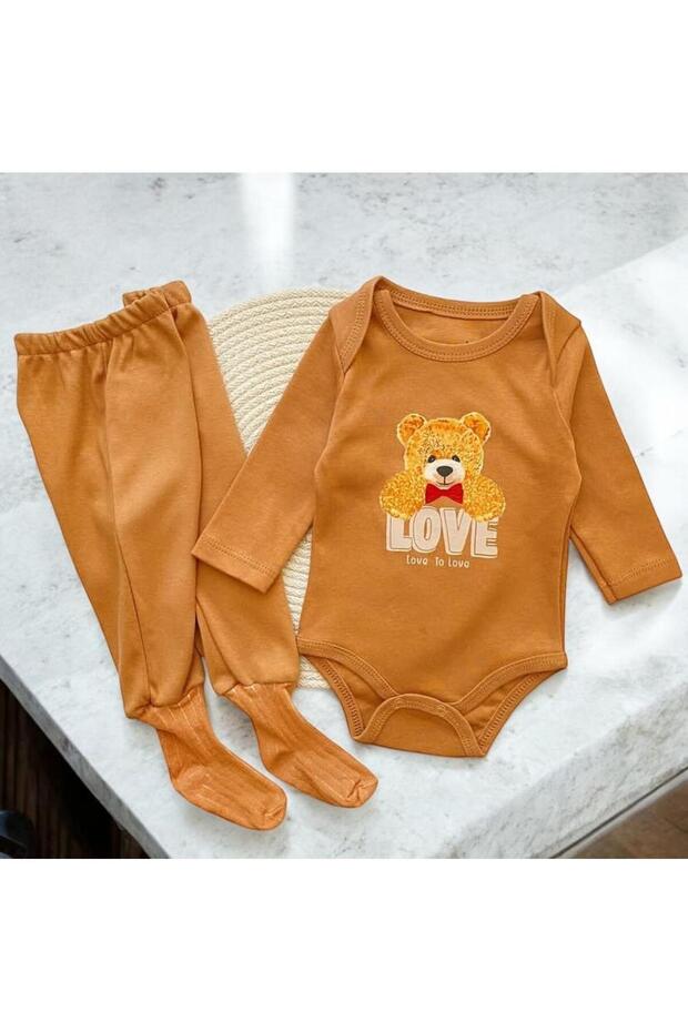 2-Piece Bodysuit and Bodysuit with Teddy Bear Socks and Pajamas