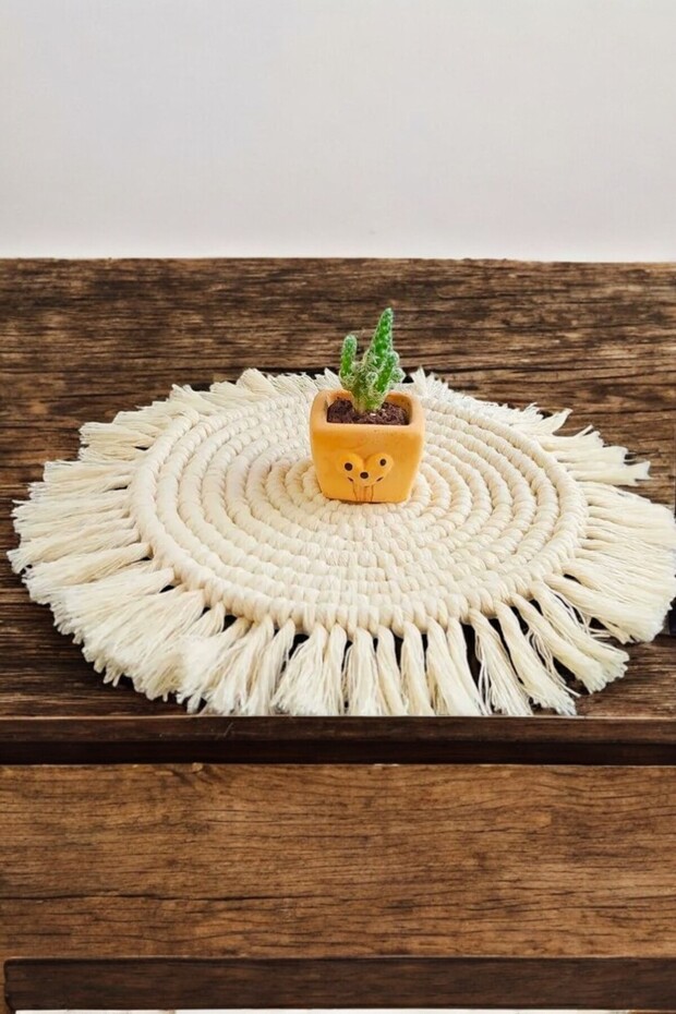 Macrame Cream Supla American Service