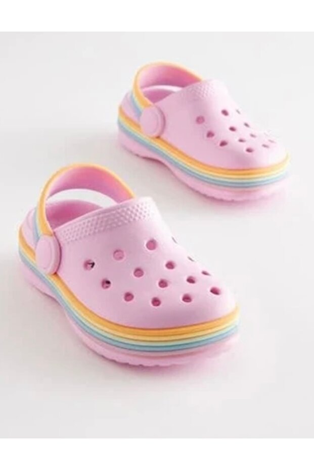 -Pink Rainbow Sandalet - 3