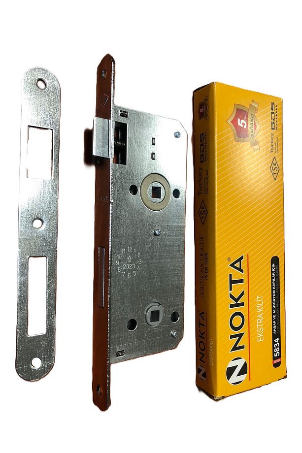 Nokta 5834 WC Ekstra Kilit  Ahşap Ve Alüminyum Kapılar İçin - 3