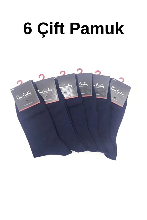 Men's Navy Blue Bamboo Four Season Socks 6 Pairs