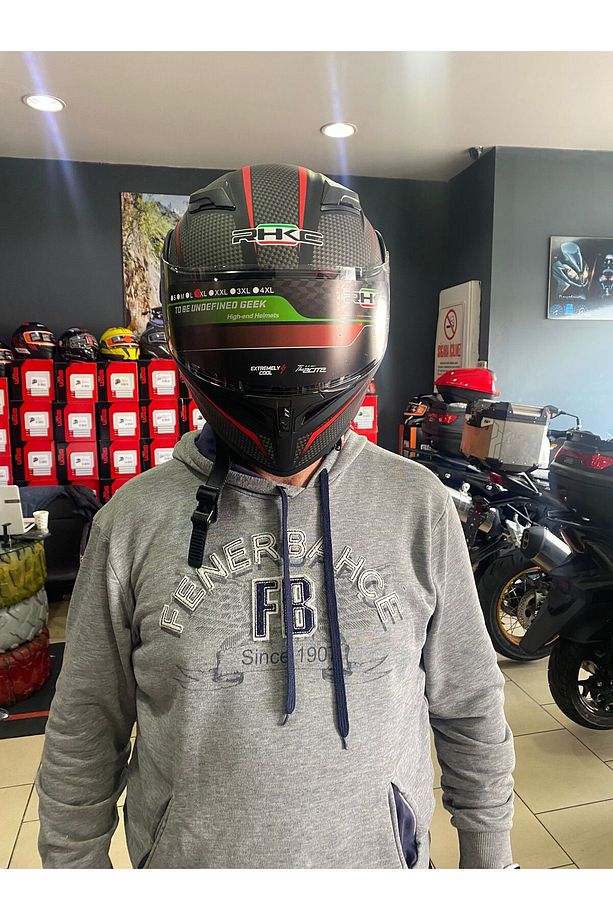 Rhkc Vizörlü Çene Açılır Kask - 2