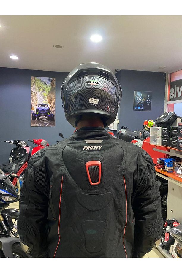 Rhkc Vizörlü Çene Açılır Kask - 4