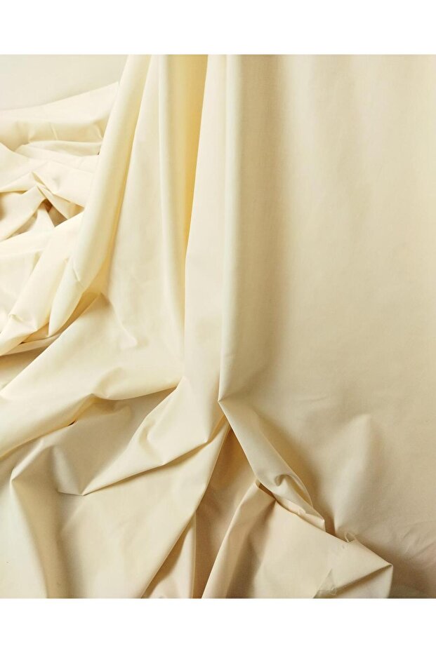 Cotton Synthetic Fabric in Cream Color (Width 150 cm X Length 230 cm)