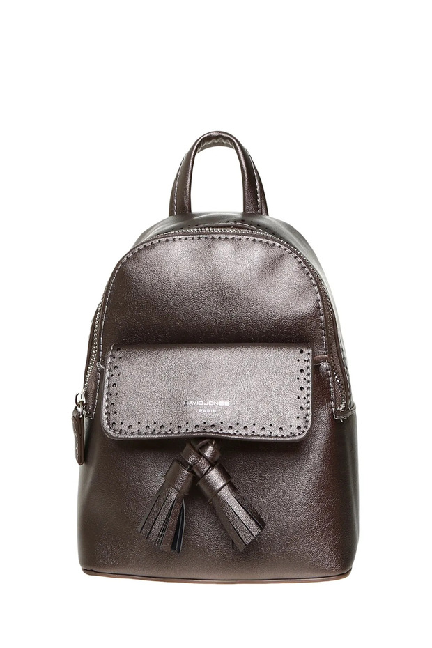 Silver Color Women's Backpack
