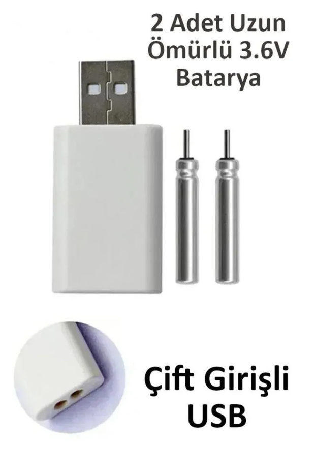 Şarjlı Pil, Pilli Fosfor, Pilli Olta Fosforu, Şarjlı Pil Ve Usb - 2