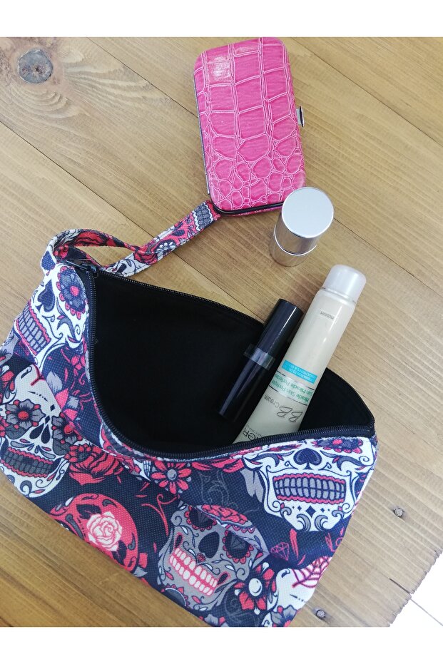 حقيبة مكياج/يد/هدية/قابض منقوشة - 6