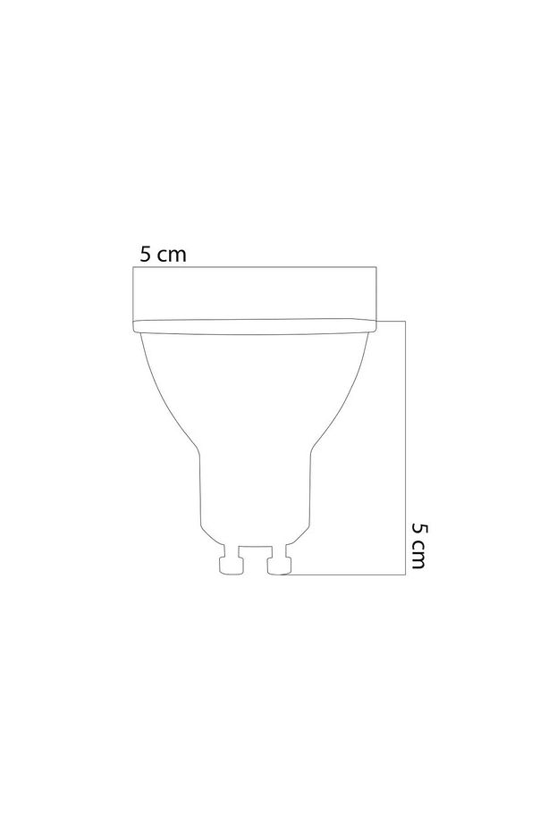 GU10 220V 6W 6500K COB LED AMPUL - 2