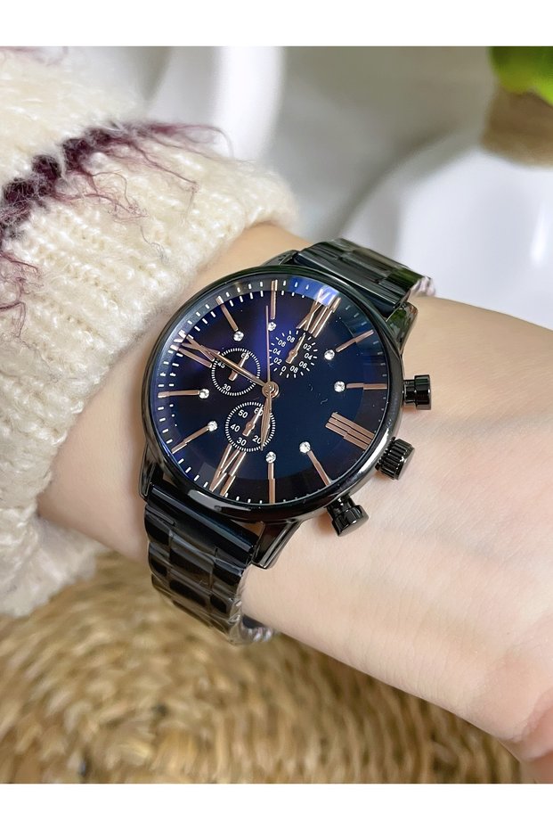 New Roman Numeral Steel Cord Quartz Women's Wristwatch