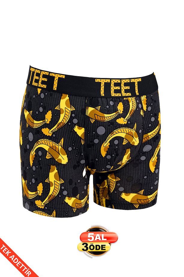 5 Al 3 Öde - Kendi Setini Oluştur - Premium Erkek Boxer Desenli - 1