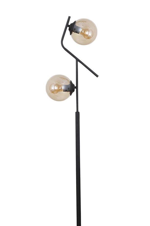 Lugo 2 Li Siyah Lambader Bal Camlı Modern , Oturma Odası ,Yatak Odası , Salon Lambader - 2