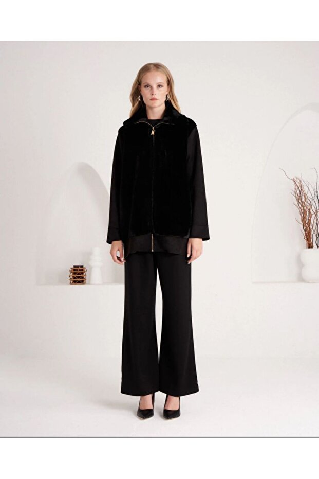 SİYAH ANGORA MONT - 2