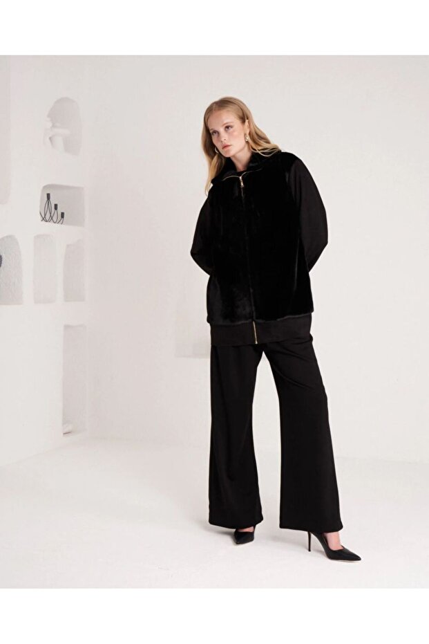 SİYAH ANGORA MONT - 3