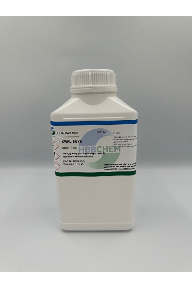 Kral Suyu Altın Gümüş Eritme Kimyasalı 1 litre - 1