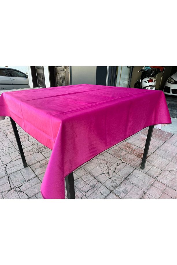 Kadife Okey Masa Örtüsü 140cmx140cm - 2