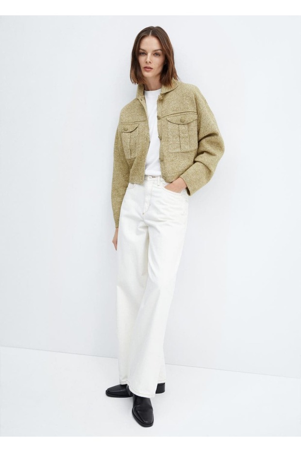 Cepli triko ceket - 6