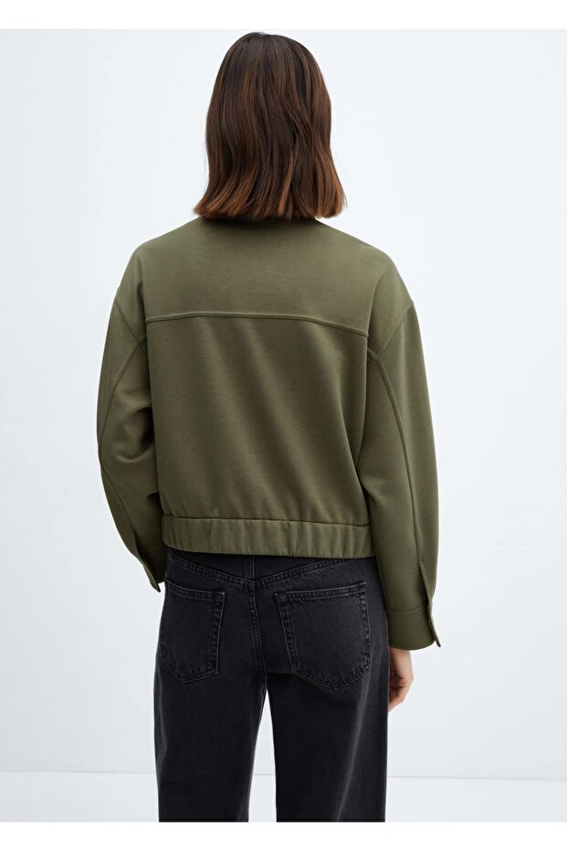 سترة بومبر بخياطة زخرفية - 4