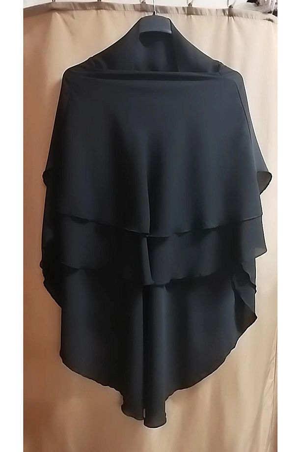 KREP ŞİFON OVAL SUFLE KHİMAR - 6