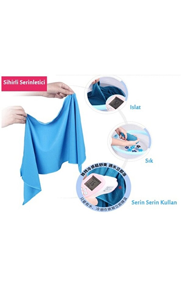 Cold Towel Refreshing Towel Scarf Sports Towel Long Staying Wet Cold-Keeping Towel