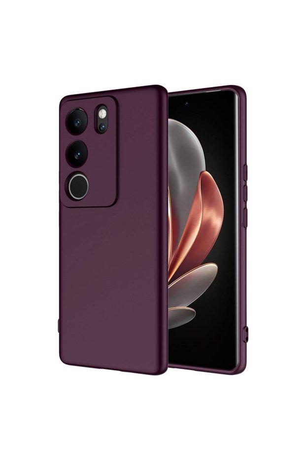 حافظة Vivo V29 5G مزودة بطبقة حماية فاخرة للعدسات وغطاء خلفي ناعم قابل للمسح