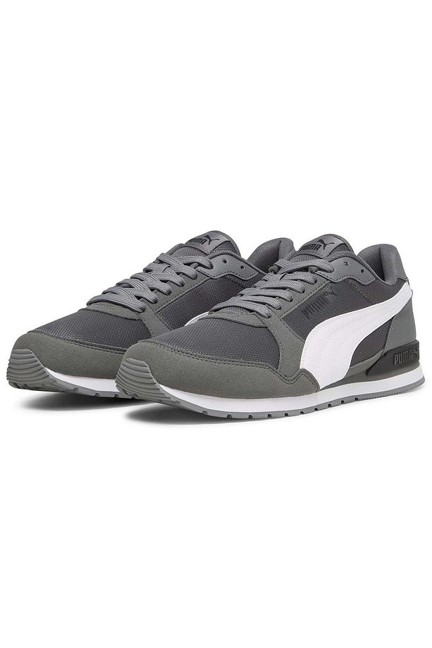 St Runner V3 Mesh 384640-14 Erkek Spor Ayakkabı Gri - 3