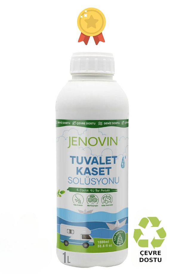 Ölçek Hediyeli - Çam Aromalı Karavan Ve Tekne Kasetli Ve Portatif Tuvalet Wc Atık Kimyasalı 1 L - 2