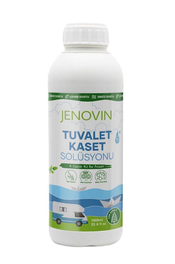 Ölçek Hediyeli - Çam Aromalı Karavan Ve Tekne Kasetli Ve Portatif Tuvalet Wc Atık Kimyasalı 1 L - 4