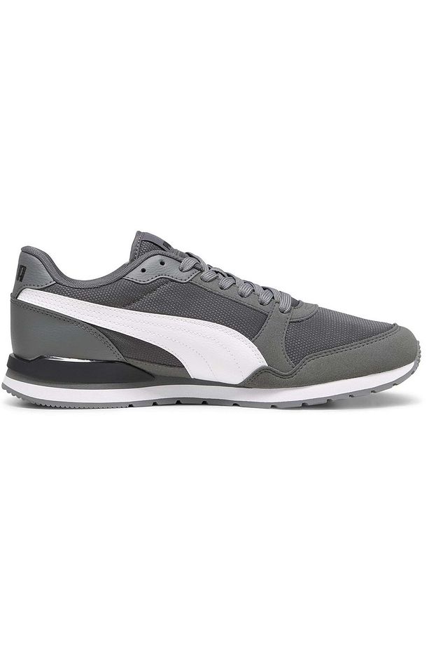 St Runner V3 Mesh 384640-14 Erkek Spor Ayakkabı Gri - 2