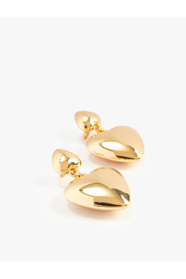 Heart Dangle Earrings - 1