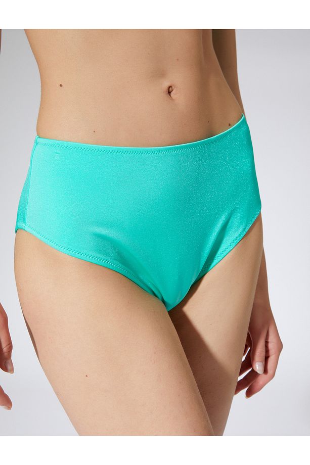 Yüksek Bel Bikini Alt Basic - 5