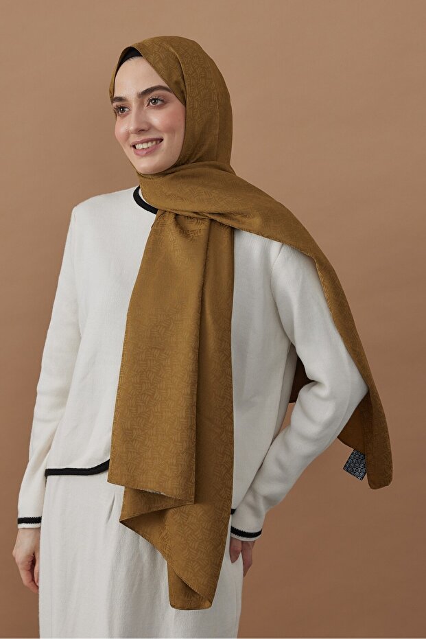 İpeksi Jakar Serisi Botanik Desen Şal - 1