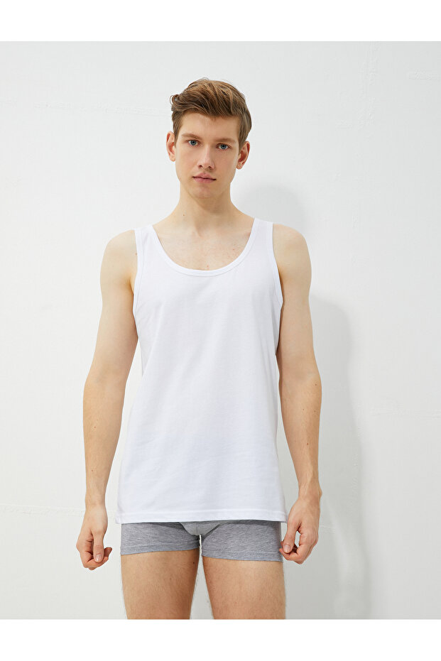 Basic Tank Top Crew Neck - 3