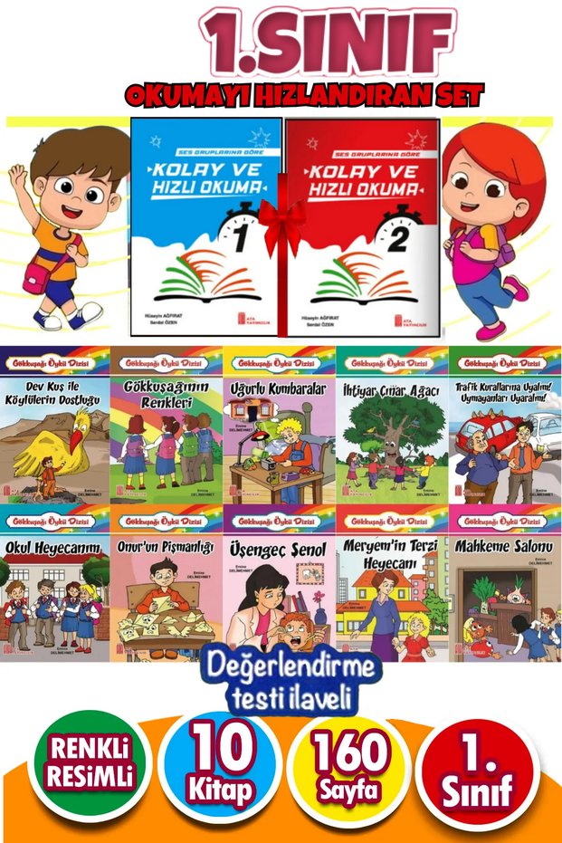 1. Ve 2.sınıflar Için 12'li Hikaye Seti(okumayı Sevdiren Öyküler)